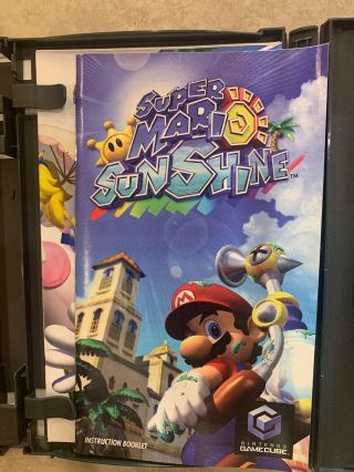 Mario Sunshine (Nintendo GameCube,  2002) Complete Rare 2