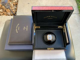 Rare Franck Muller 18K Rose Gold 6850 Master Calendar Chrono Magnum Watch B&P 6