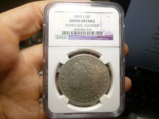 1893 S Morgan Silver Dollar Rare Key Date Coin Ngc Good Details
