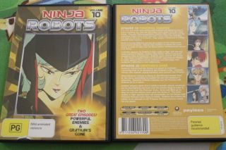 Ninja Robots Volume 10 Rare Deleted Oop Dvd Tv Japanese Animation Cartoon Series