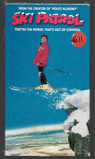Ski Patrol (vhs) 1989 Rare&oop Title Ex - Rental Plays Great Good Cond,  Freeshippin