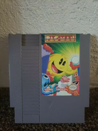 Pac - Man (nintendo) 1993 Rare Namco Version Nes Arcade Video Game