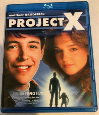 Project X [blu - Ray] Only One On Ebay.  Rare And Oop Matthew Broderick Helen Hunt