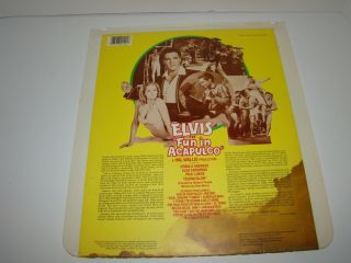 Elvis Fun In Acapulco,  RCA,  Select A Vision,  Video Disc,  Rare 2