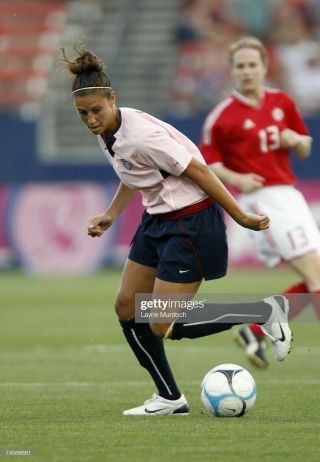 USA Nike Womens 2007 Carli Lloyd Special Edition Pink Soccer Jersey Very Rare 5