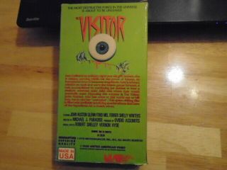 RARE OOP The Visitor VHS film 1979 horror sci fi SHELLEY WINTERS John Huston 2