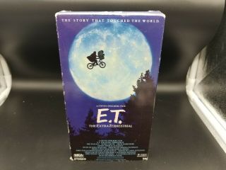 E.  T.  The Extra - Terrestrial (vhs,  1982) Rare Green & Black Collector Edition
