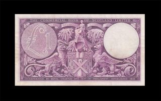 1947 COMMERCIAL BANK OF SCOTLAND 1 POUND 