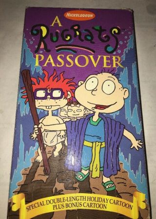 Rugrats Passover Vhs Pal Video Tape Easter Jewish Holiday Rare 1996 - Ships N 24hr