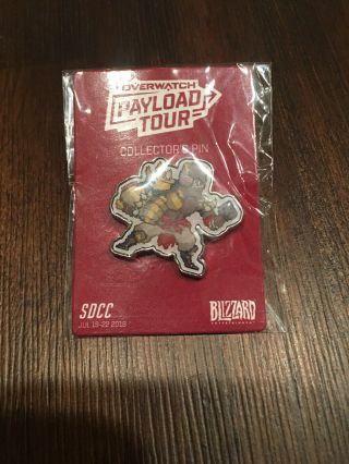 Sdcc 2018 Overwatch Payload Tour Doomfist Pin Rare Exclusive