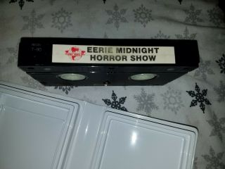 The Eerie Midnight Horror Show VHS Planet Video Very Rare Big Box 2
