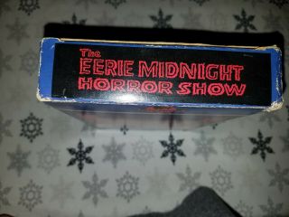 The Eerie Midnight Horror Show VHS Planet Video Very Rare Big Box 5