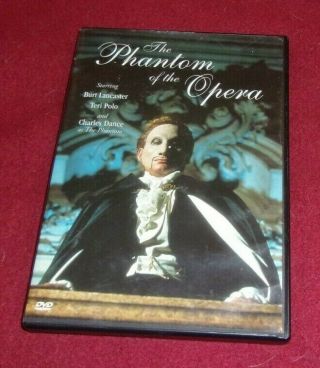 The Phantom Of The Opera Rare Oop Dvd Burt Lancaster,  Charles Dance,  Teri Polo