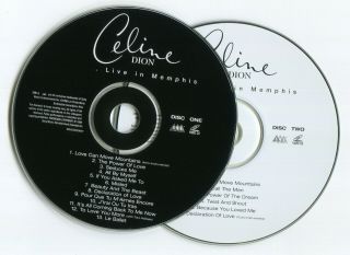 Celine Dion - Live In Memphis 1997 2 Disc Video CD VCD Set Very Rare 3