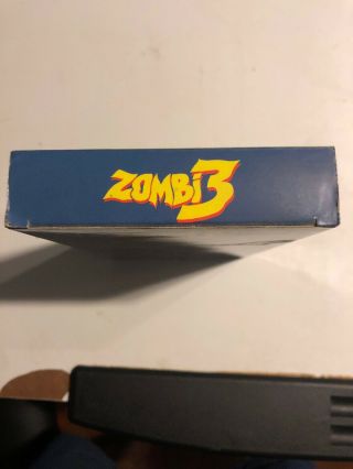Zombi 3 VHS Videotec Fulci Zombies Rare OOP 5