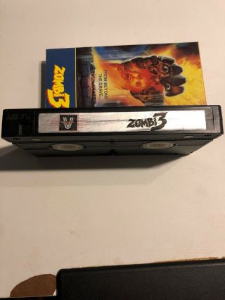 Zombi 3 VHS Videotec Fulci Zombies Rare OOP 7