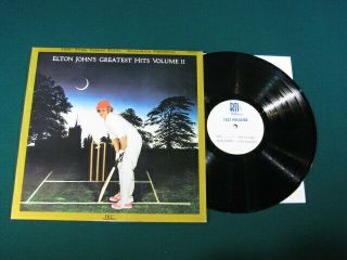 Dcc Lp Promo Test Pressing Elton John Greatest Hits Volume 2 Nm W Rare Cover