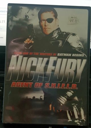 Nick Fury Agent Of Shield Dvd Very Rare Out Of Print