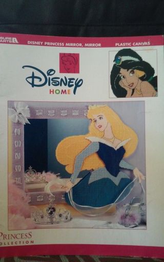 Disney Princess Mirror,  Mirror In Plastic Canvas{{{extremely Rare}}}