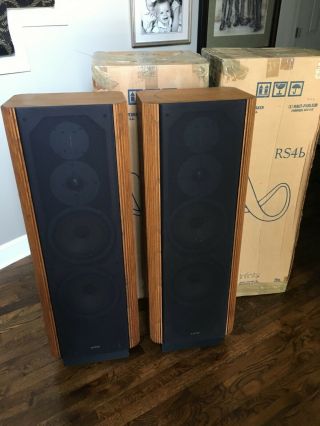 Infinity Rs4b Speakers - A Rare,  Classic,  Vintage Speaker Owner