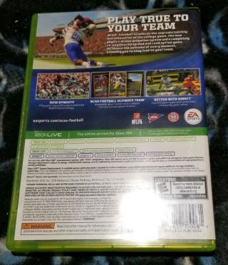 Rare - NCAA Football 14 Xbox 360 Game.  Out of Print 2