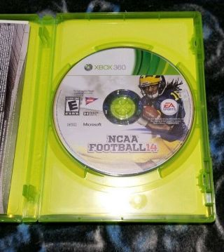 Rare - NCAA Football 14 Xbox 360 Game.  Out of Print 3