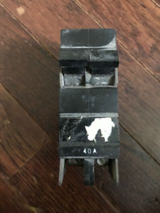 Square D Breaker Type Xo Xo240 2 Pole 40 Amp Cutler Hammer Rare Obsolete