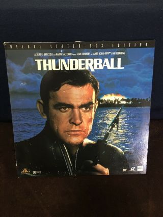 Thunderball James Bond 007 LaserDisc LD Deluxe Letterbox Edition RARE 4