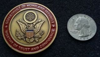 RARE Special Agent USSS United States Secret Service Homeland US Challenge Coin 2