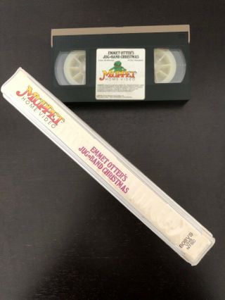 Muppet Home Video Emmet Otter’s Jug - Band Christmas Rare VHS Clamshell 808VS 2
