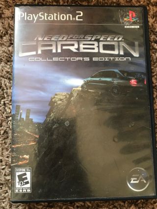 Ps2 Need For Speed Carbon Collectors Edition 2 Disc Rare Cib Ps2 Memory Card