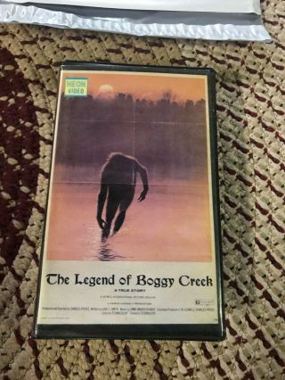 The Legend Of Boggy Creek Horror Sov Slasher Rare Oop Vhs Big Box Slip