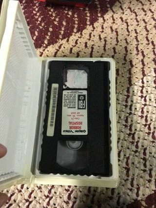 HORROR HOSPITAL GORGON VIDEO HORROR SOV SLASHER RARE OOP VHS BIG BOX SLIP 2