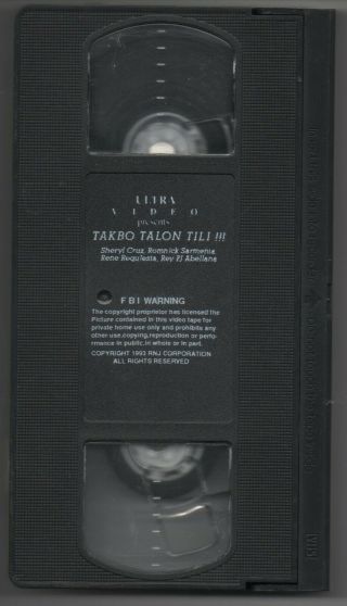 Takbo.  Talon.  Tili.  (1992) Sheryl Cruz - Rare Tagalog / Pinoy Movie