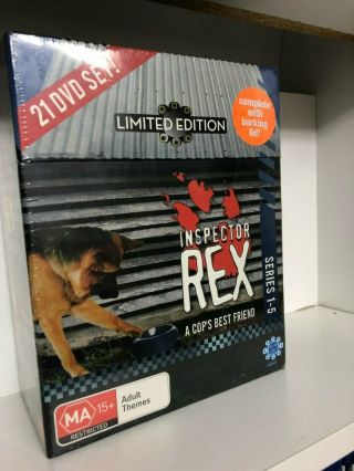 Inspector Rex Series 1 - 5 - 21 Dvd Box - - Oop Rare