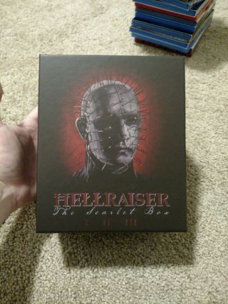 Hellraiser - The Scarlet Box Blu Ray Set Arrow Ltd.  Ed.  Oop Rare Region A & B