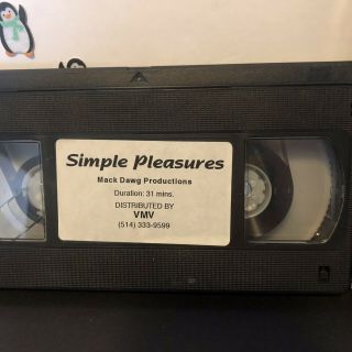 Simple Pleasures Vhs Rare 90’s Snowboarding Movie 4