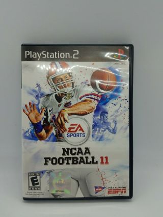 Ncaa Football 11 (sony Playstation 2,  2010) Cib Ps2 College 2011 Complete Rare