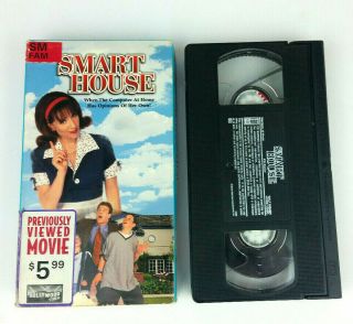 Smart House Vhs 2000 Disney Channel Tv Movie Katey Sagal Rare Rental