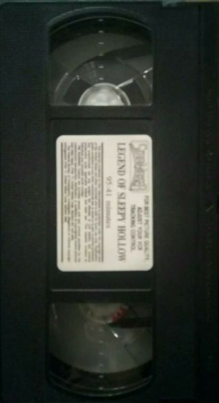 The Legend of Sleepy Hollow Classic VHS Jeff Goldblum Rare.  Play 3