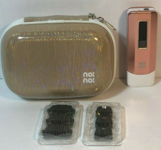 Rare No No Pro 3 Hair Removal System Rose Gold Special Edition - 6 Guards