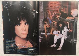 KISS Crazy Nights Concert Tour Book 1987 - 1988 VG RARE 5