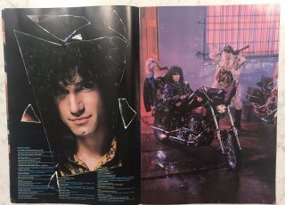 KISS Crazy Nights Concert Tour Book 1987 - 1988 VG RARE 6