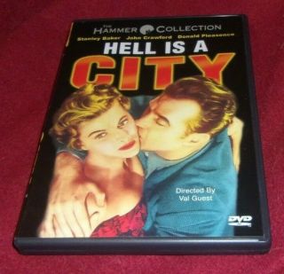 Hell Is A City Rare Oop Anchor Bay Hammer Dvd Val Guest,  Stanley Baker