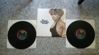 Tina Turner Simply The Best 1991 Double Lp Rare Portugal Duet With Rod Stewart
