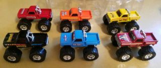1989 Racing champions Monster truck mail in set Bearfoot First Blood Taurus RARE 2