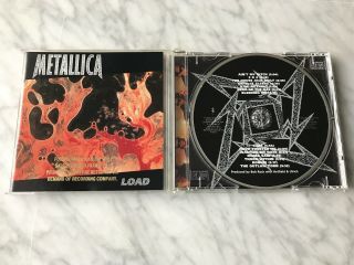 Metallica LOAD CD PROMO 1996 Elektra VERY RARE James Hetfield,  Ulrich 3