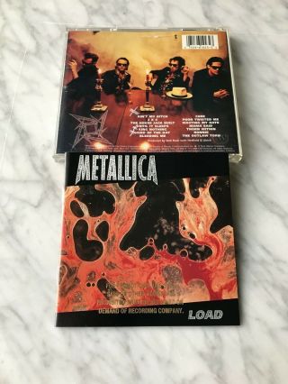 Metallica LOAD CD PROMO 1996 Elektra VERY RARE James Hetfield,  Ulrich 5