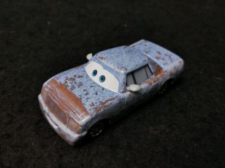 Rare Disney Pixar Cars Japeth Rusty Blue Car Fan Rust - Eze Racing 1/55 Diecast