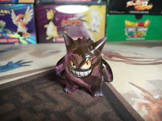 Gengar Tomy Pokemon Figure Clear Purple Translucent Retro Rare Nintendo Cgtsj